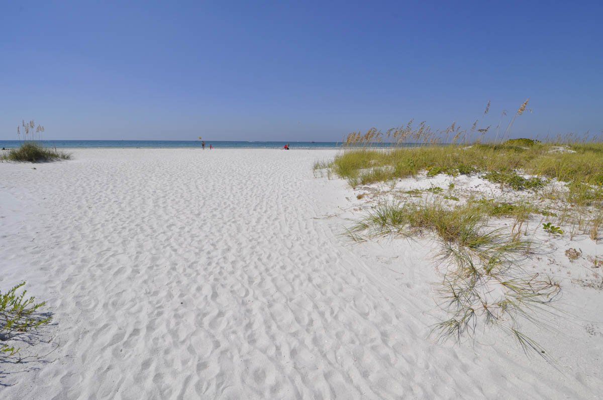 Beautiful sandy-white beach